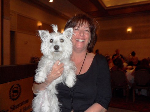 With Heidi Walker, President of Yorkie 911 Rescue