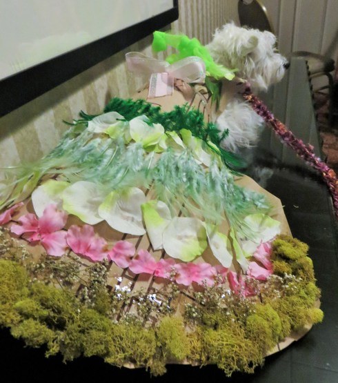 An Eataly bag becomes a gown