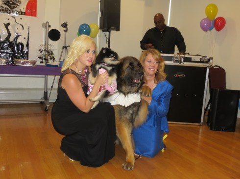 Gia and Mr. America with Victoria and Morgan